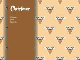 vrolijk Kerstmis 2024 nieuw jaar tekenfilm icoon element achtergrond patroon december winter ornament kunst vector