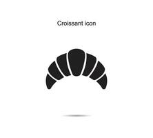 croissant icoon, vector illustratie