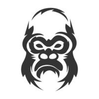 gorilla icoon logo ontwerp vector