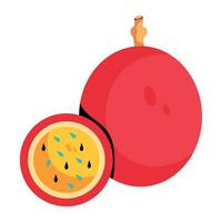 modieus passie fruit vector