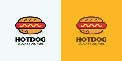 heet hond logo ontwerp vector illustratie