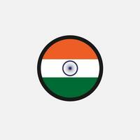 indiase vlag icoon vector