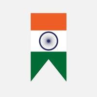 indiase vlag icoon vector