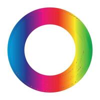 enso zen beroerte kleurrijk cirkel Japans borstel symbool vector illustratie.