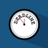 deadline voorraad, klok voorraad vector