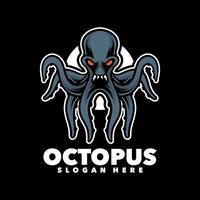 Octopus monster mascotte logo vector