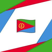eritrea vlag abstract achtergrond ontwerp sjabloon. eritrea onafhankelijkheid dag banier sociaal media na. eritrea vector