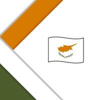 Cyprus vlag abstract achtergrond ontwerp sjabloon. Cyprus onafhankelijkheid dag banier sociaal media na. Cyprus illustratie vector
