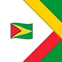 Guyana vlag abstract achtergrond ontwerp sjabloon. Guyana onafhankelijkheid dag banier sociaal media na. Guyana tekenfilm vector