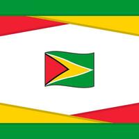 Guyana vlag abstract achtergrond ontwerp sjabloon. Guyana onafhankelijkheid dag banier sociaal media na. Guyana vector