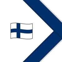 Finland vlag abstract achtergrond ontwerp sjabloon. Finland onafhankelijkheid dag banier sociaal media na. Finland tekenfilm vector