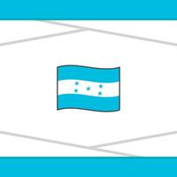 Honduras vlag abstract achtergrond ontwerp sjabloon. Honduras onafhankelijkheid dag banier sociaal media na. Honduras vector