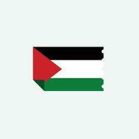 Palestina vlag icoon vector