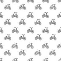 mooi naadloos fiets patroon ontwerp voor decoreren, achtergrond, kleding stof, behang en enz. vector