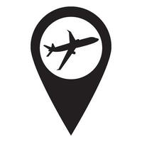luchthaven icoon logo vector ontwerp sjabloon illustratie