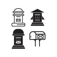 malibox lijn icoon logo vector illustratie ontwerp