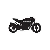 motorfiets icoon vector ontwerp illustratie logo sjabloon