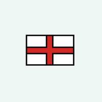 Engeland vlag icoon vector
