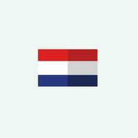 Nederland vlag icoon vector