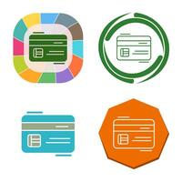 creditcard vector pictogram