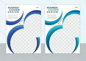 creatief zakelijke boek Hoes ontwerp. brochure, folder sjabloon lay-out, vector brochure helling Hoes ontwerp