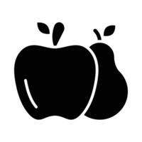 fruit vector glyph icoon voor persoonlijk en reclame gebruiken.