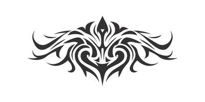 tribal tatoeëren ontwerp vector symmetrisch