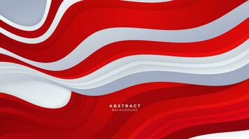 modern abstract meetkundig rood en wit achtergrond premie vector