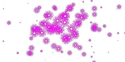 lichtpaarse vector achtergrond met chaotische vormen.