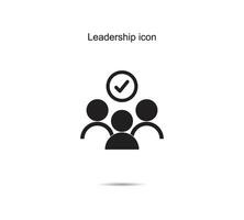 leiderschap icoon, vector illustratie