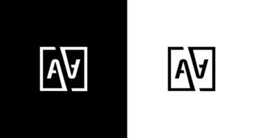 alfabet aa logo ontwerp aa brief icoon, merk identiteit ontwerp, initialen logo ontwerp, monogram logo ontwerp vector