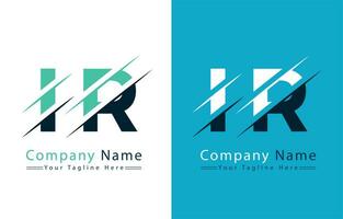 ir brief logo vector ontwerp concept elementen