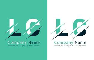 lc brief logo ontwerp sjabloon. vector logo illustratie