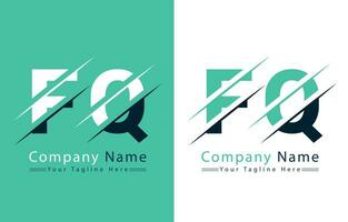 fq brief logo vector ontwerp sjabloon elementen