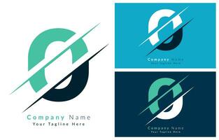 O brief logo vector ontwerp concept elementen