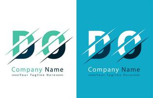 Doen brief logo vector ontwerp concept elementen