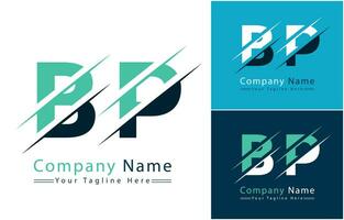 bp brief logo vector ontwerp concept elementen