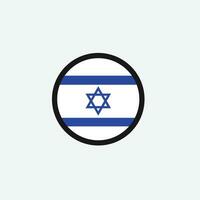 Israël vlag icoon vector
