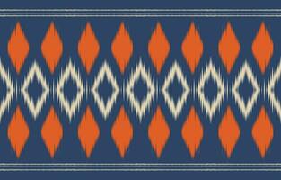 etnisch abstract ikat kunst. aztec ornament afdrukken. meetkundig etnisch patroon naadloos kleur oosters. ontwerp voor achtergrond ,gordijn, tapijt, behang, kleding, inpakken, batik, vector illustratie.