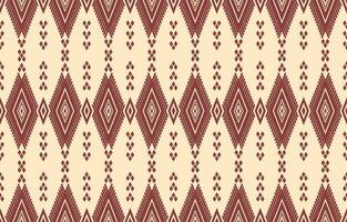 etnisch abstract ikat kunst. aztec ornament afdrukken. meetkundig etnisch patroon naadloos kleur oosters. ontwerp voor achtergrond ,gordijn, tapijt, behang, kleding, inpakken, batik, vector illustratie.