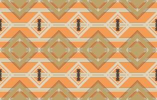 etnisch abstract ikat kunst. aztec ornament afdrukken. meetkundig etnisch patroon naadloos kleur oosters. ontwerp voor achtergrond ,gordijn, tapijt, behang, kleding, inpakken, batik, vector illustratie.