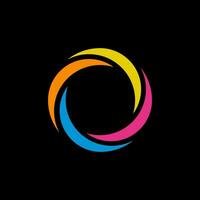 vector logo uniek kleurrijk helling illustraties logo ontwerp