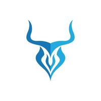 taurus logo sjabloon vector pictogram illustratie ontwerp