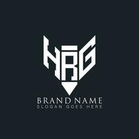 hrg brief logo. hrg creatief monogram initialen brief logo concept. hrg uniek modern vlak abstract vector brief logo ontwerp.