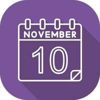 10 november vector icoon