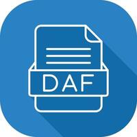 daf het dossier formaat vector icoon