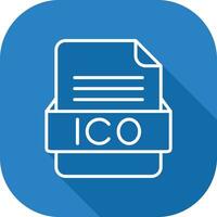 ico het dossier formaat vector icoon