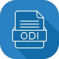 odi het dossier formaat vector icoon