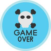 spel over- vector icoon ontwerp