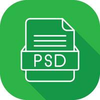 psd het dossier formaat vector icoon